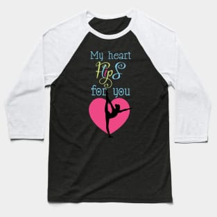 Contortionist T-Shirt Cute Valentines Day Gymnast Yoga Gift Baseball T-Shirt